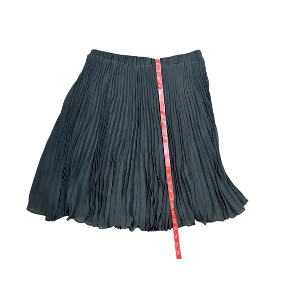 Maison Jules Black Pleated Midi Skirt L - Picture 3 of 5